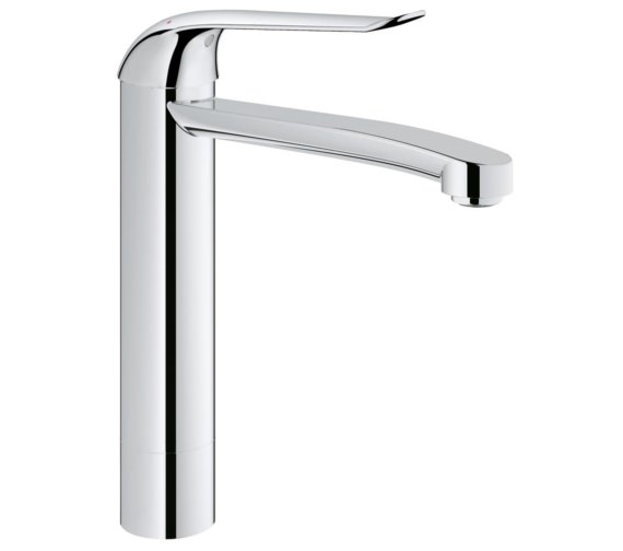 Grohe Euroeco Special Single Lever Deck Mounted Chrome Basin Mixer Tap