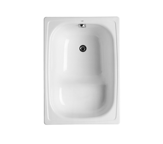 Roca Contesa 1000 x 700mm Rectangular Steel Hip Bath