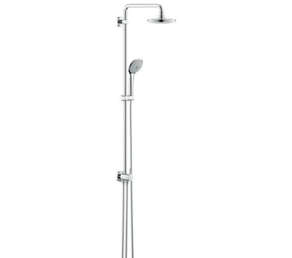Grohe Euphoria Chrome Shower System With Diverter For Wall Mounting