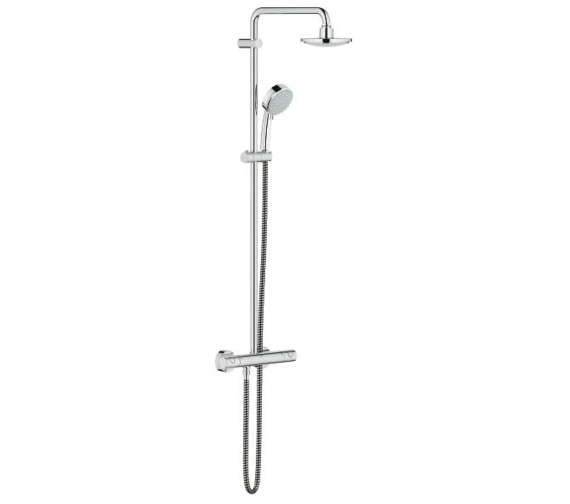 Grohe New Tempesta Cosmopolitan 160 With Chrome Thermostat For Wall Mounting
