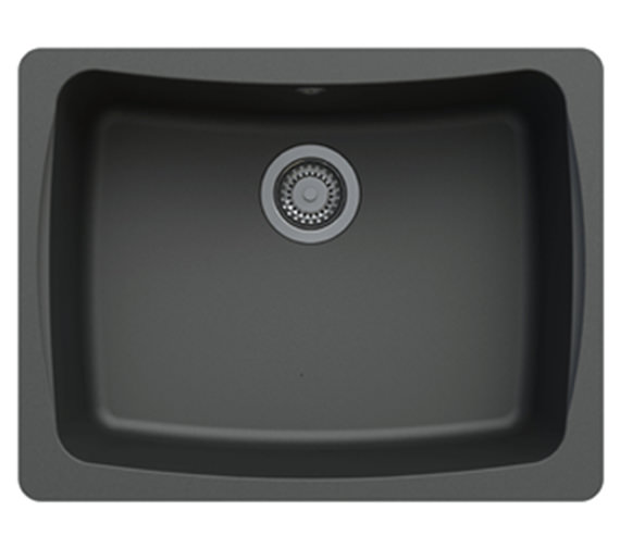 ... 484mm ROK Granite Graphite Grey 1B Undermount Sink ALU10RXHOMESK