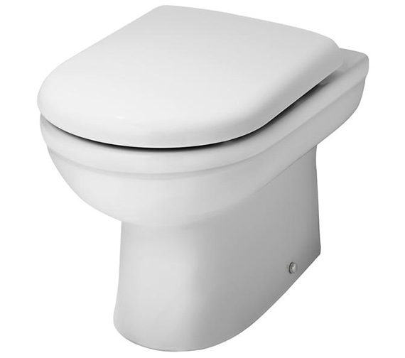 Nuie Ivo Back-To-Wall WC Pan 550mm And Soft Close Seat