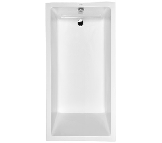 Duravit Starck 1800 x 900mm White Rectangular Bath With 1 Backrest Slope - 700050