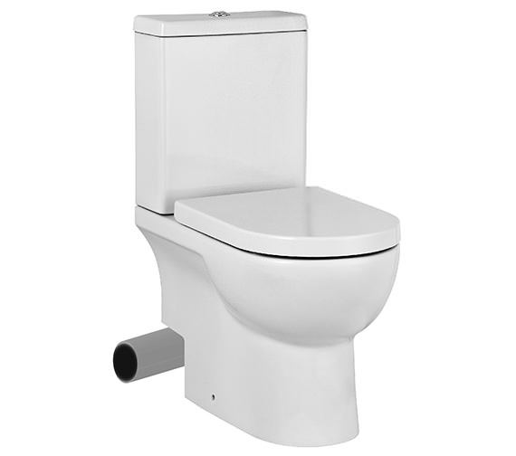 Saneux Austen Close Coupled Left Hand Soil Exit WC Pan With Cistern