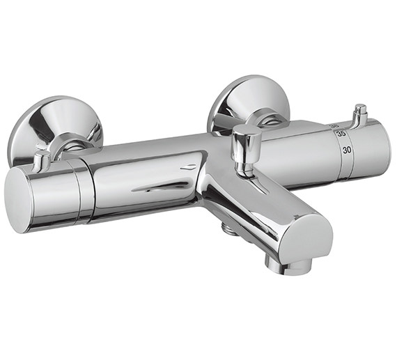 Crosswater Kai Exposed Chrome Thermostatic Bath Shower Mixer Tap