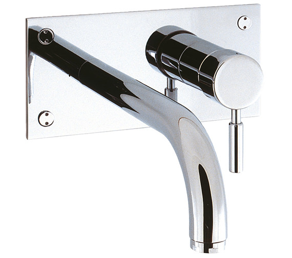 Crosswater Design 2 Hole Wall Mounted Chrome Bath Filler Tap