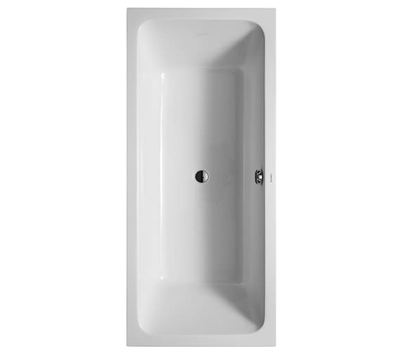 Duravit D-Code 1800 x 800mm Built-In Bathtub Without Feet - Central Outlet