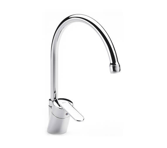 Roca VictoriaV2 Kitchen Sink Mixer Tap With High Swivel Spout