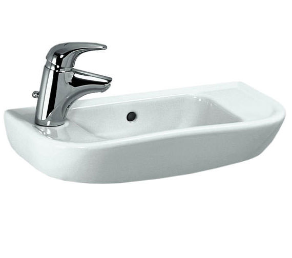 Laufen Pro B 500 x 250mm White Small Washbasin With 1 Tap Hole Left