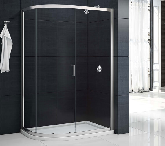 Merlyn Mbox 1 Door Offset Quadrant Shower Enclosure 1000 x 800mm MB1Q1080