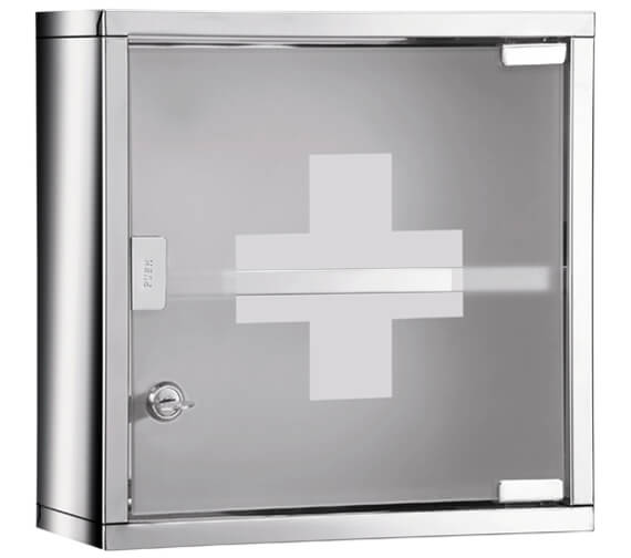 Bathroom Origins Square Medicine Cabinet With Polished And ...