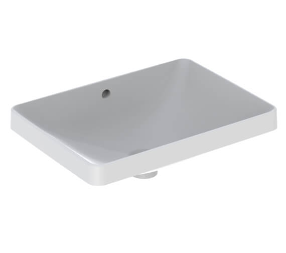Geberit VariForm 550 x 400mm Rectangular Countertop Washbasin