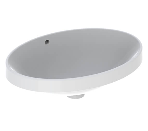 Additional image of Geberit VariForm Oval Countertop Washbasin White