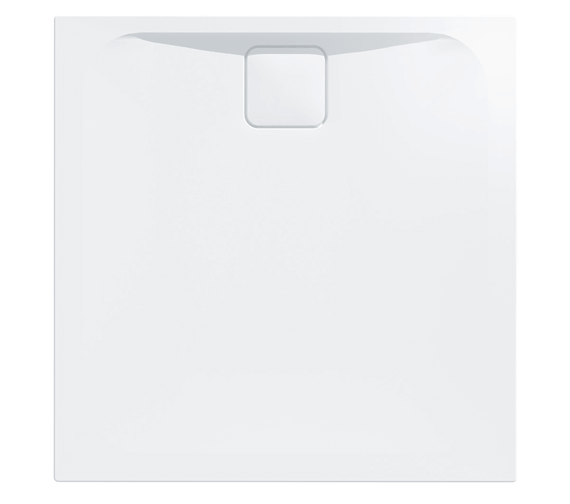 Merlyn Level25 900 x 900mm White Square Tray With 90mm Fast Flow Waste