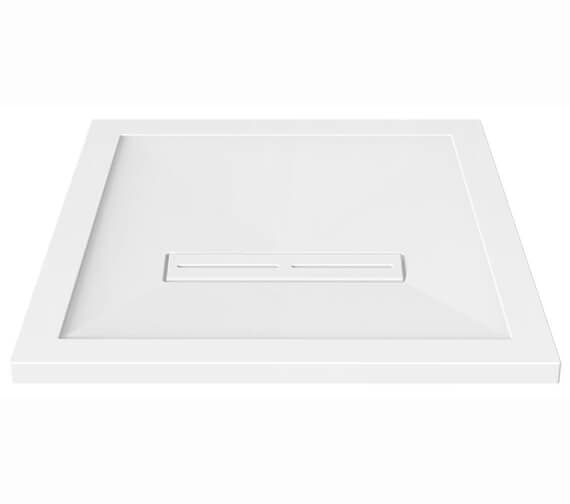 Kudos Connect2 Square Slimline Acrylic Shower Tray White