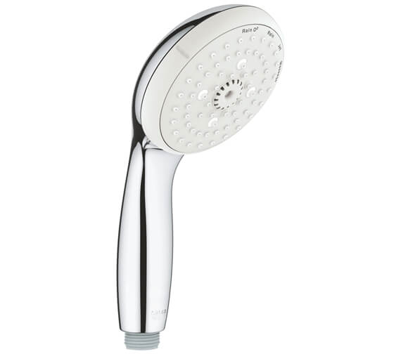 Grohe New Tempesta 100mm Chrome Hand Shower With 4 Sprays Pattern