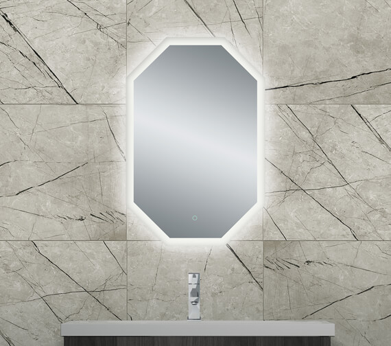 Origins Living Grand Deco 600mm x 1000mm Backlit Led Mirror - Br.9060.1130.S