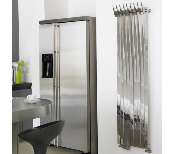 Aeon Clipper 220 x 1500mm Stainless Steel Central Heating Towel Rail