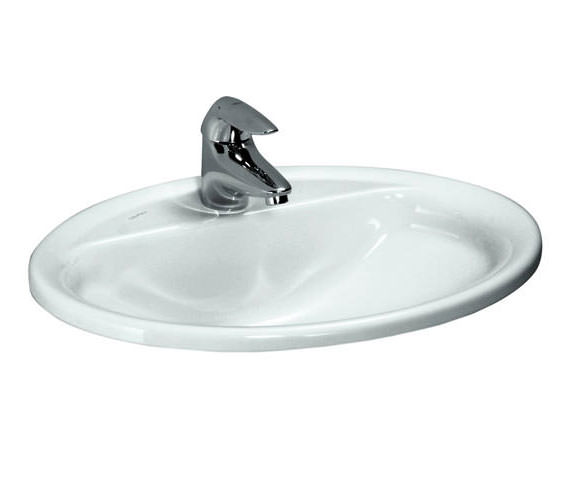 Laufen Pro B 560 x 440mm White Drop-In Washbasin With 1 Tap Hole