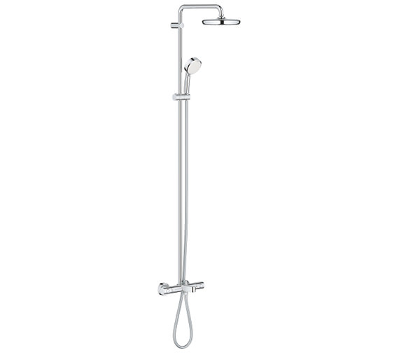 Grohe Tempesta Cosmopolitan 210 Chrome Shower System With Bath Thermostat