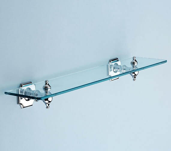 Silverdale Victorian Luxury 495mm Glass Shelf