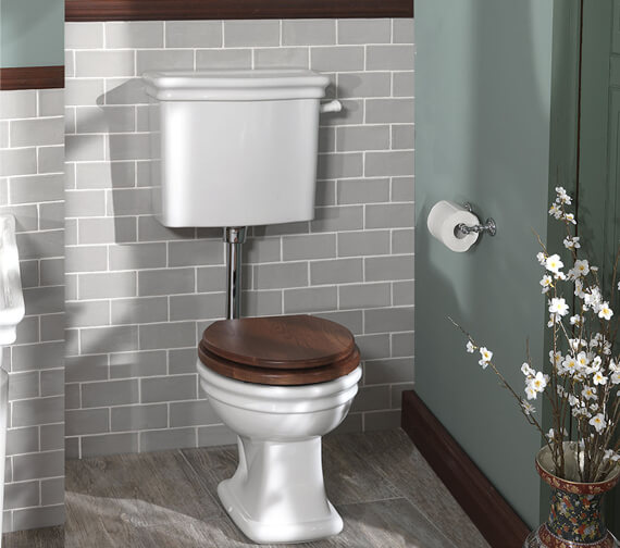 Silverdale Loxley Low Level Pan And Cistern White