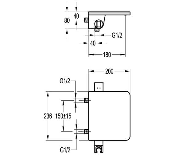 Technical drawing QS-V27063 / ANWMTBSM