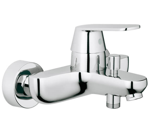 Grohe Eurosmart Cosmo Wall Mounted Chrome Bath Shower Mixer Tap - With Or Without Kit