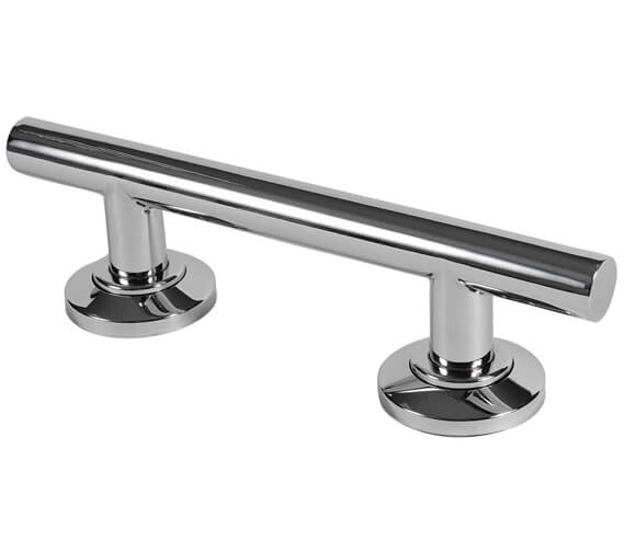 Twyford All Polished Silver Stainless Steel Grab Rail 355mm