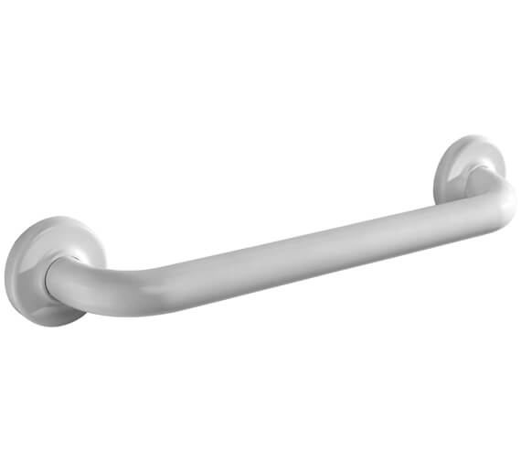 Twyford Avalon White Support Grab Rail With Concealed Fixings