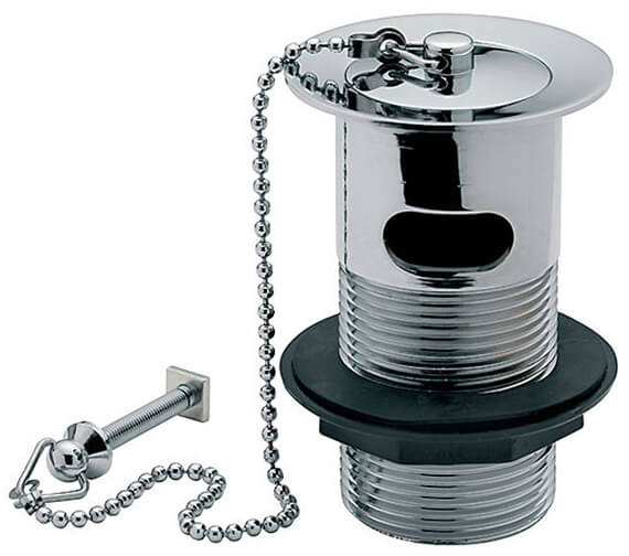 Tre Mercati 1 1-4 Inch Slotted Or Un-slotted Waste With Chain