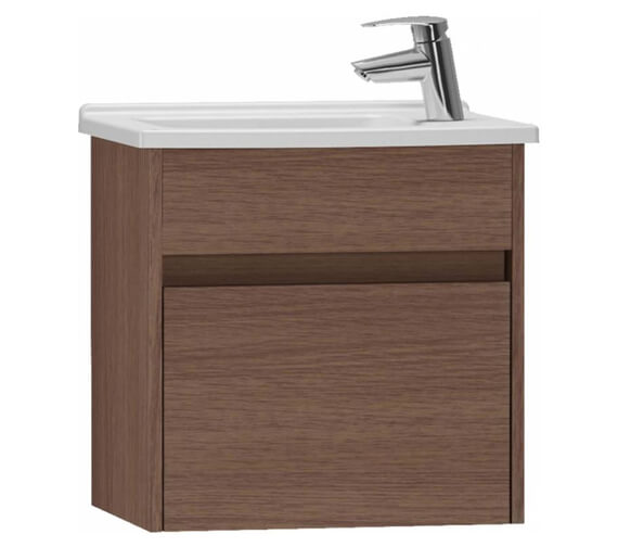VitrA S50 450mm Wide Compact Wall Hung Vanity Unit And Basin 53033