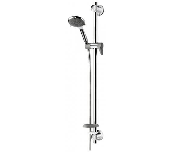 Triton Inclusive Minimalist White Shower Kit With Grab Rail