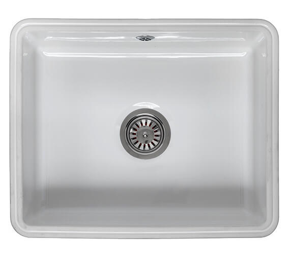 Reginox Mataro Single Bowl Ceramic Undermount Kitchen Sink 545 x 440mm