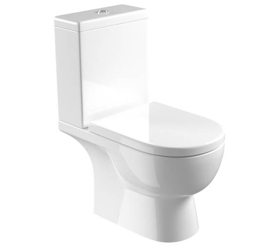 Saneux Austen Gloss White Close Coupled WC Pan With Cistern