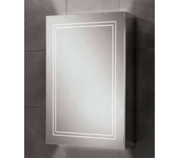 HiB Edge 50 Single Door LED Illuminated 500 x 700mm 49400