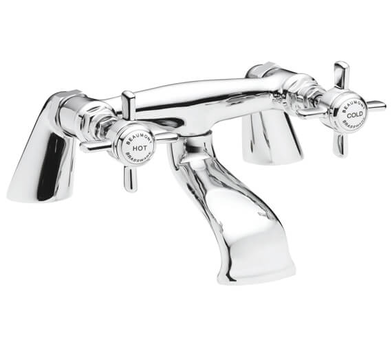 Nuie Beaumont Deck Or Wall Mounted Chrome Bath Filler Tap