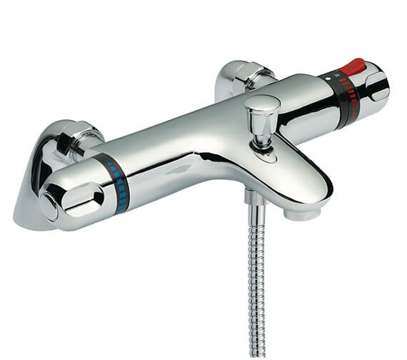 Nuie Reef Thermostatic Bath Shower Mixer Chrome Tap - CD324