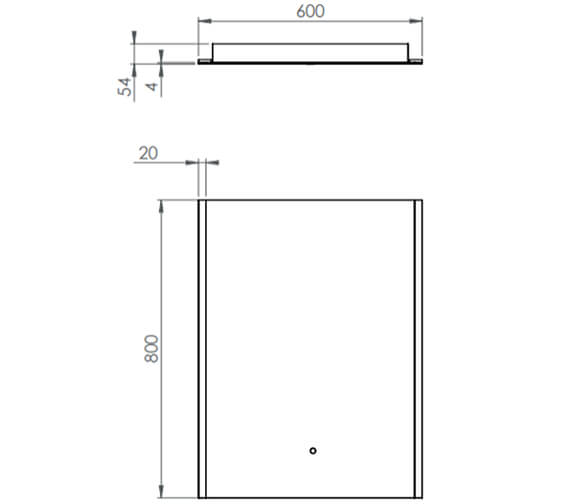 Saneux Air Electric Mirror With Acrylic Diffused Profiles