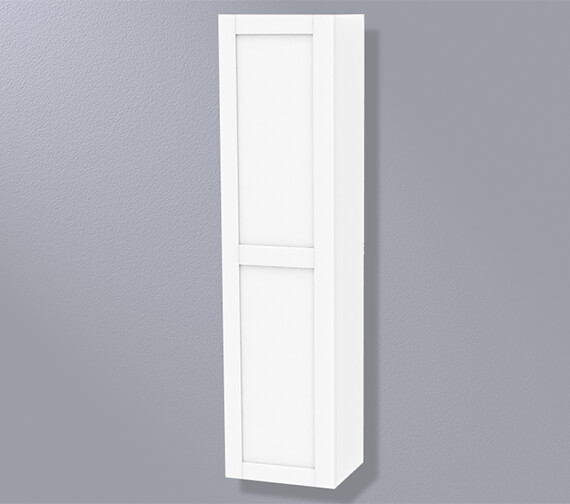 Miller London 400 x 1690mm Single Door Tall Cabinet With Door Storage