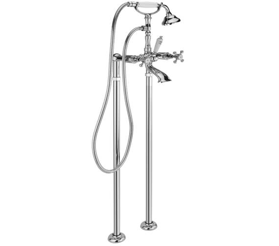 Tre Mercati Allora Floor Mounted Bath Shower Mixer Tap With Kit
