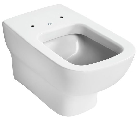 Ideal Standard Studio Echo White Wall Mounted WC Pan With Horizontal Outlet