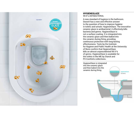 Duravit SensoWash Slim Seat With Vero Air Wall Mounted Rimless Toilet