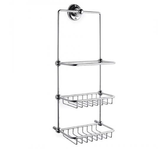 Hudson Reed Traditional Chrome Shower Tidy