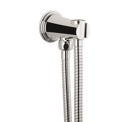 Crosswater Celeste Chrome Wall Outlet With Hose