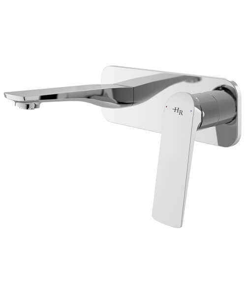 Hudson Reed Drift Wall Plated Single Lever Basin Mixer Tap Chrome