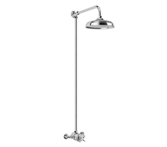 Mira Virtue ER Traditional Thermostatic Shower Mixer Chrome With Overhead