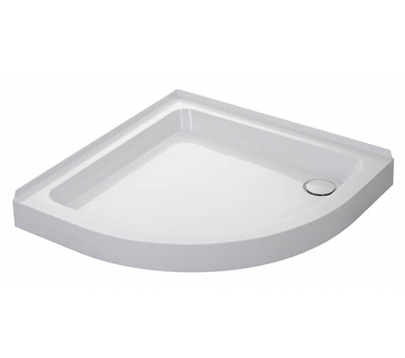 Mira Flight 2 Up-stand Quadrant White Shower Tray With Waste