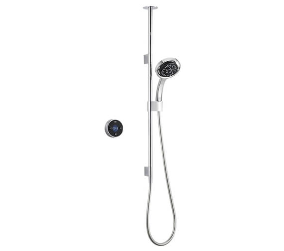 Mira Platinum Concealed Thermostatic Digital Mixer Shower Chrome And Black