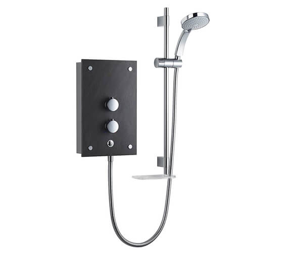 Mira Galena 9.8kW Thermostatic Electric Shower Slate Effect With Kit